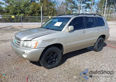 2002 Toyota Highlander z USA, uszkodzony, nr VIN JTEGD21A120023999